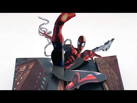 Spider-Man pop-up card