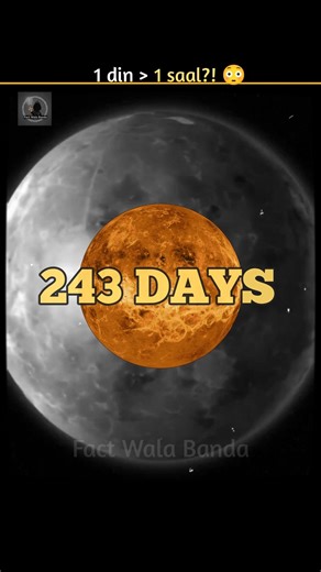 Venus par din khatam hi nahi hota?! 😱”