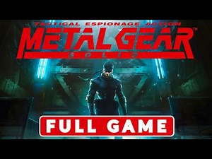 Metal Gear Solid 1 Gameplay Walkthrough - FULL GAME - (No Commentary) - Stealth Walkthrough