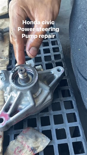 HONDA CIVIC POWER STEERING PUMP REPAIR #maintenance #mechanic #Steering #honda #lifestyle | Archelorongantv