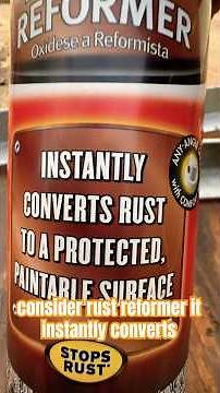 Converts Rust! Rust Reformer! 🎨#rustoleum #rustymetal #paint