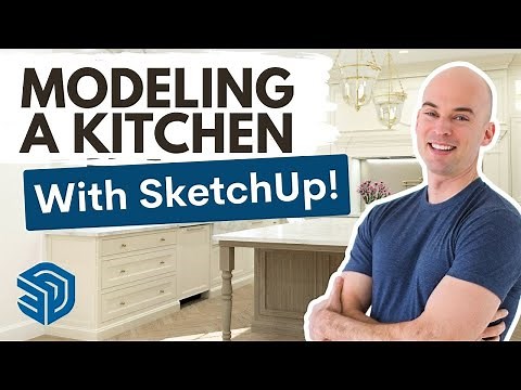 How to Model a Kitchen in SketchUp - Full Demo with V-Ray Renders!