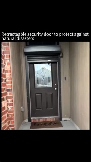 Innowired on Instagram: "Follow @innowired for daily content Modern retractable security doors are redefining disaster protection by hiding inside ceilings until they’re needed. In an emergency, heavy steel barriers descend rapidly, sealing entire entrances in seconds. Once deployed, they can resist hurricane winds, debris impacts, and ground vibrations caused by earthquakes. The system relies on reinforced metal alloys, hydraulic dampers, and precision locking mechanisms to absorb force and pre