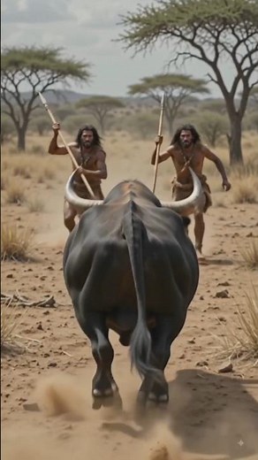 Life 1 Million Years Ago | Three Prehistoric Hunters Brought Down a Wild Bull