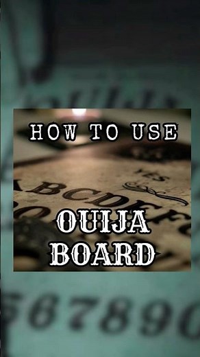 Step by step How to use ouija board properly.#ouijaboard #knowledge #knowledgefacts #ouija #spirit