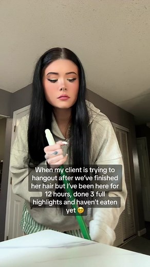Funny Hair Stylist Moment: Hangry After Long Hours