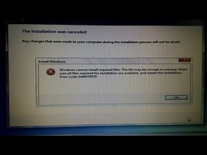 error code 0x80070570 restart format the selected partition for install Windows it helper