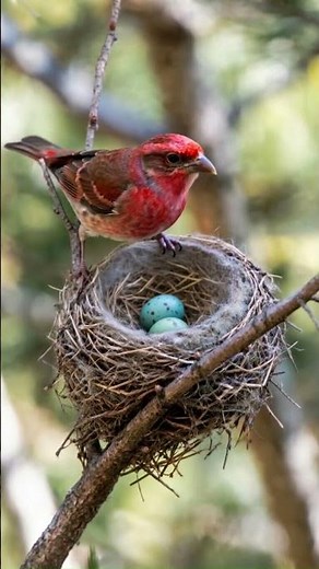 Purple Finch Nesting Cycle: Day 0 to Day 40 | Purple Finch Builds Nest & Hatches 2 Babies #BirdLife