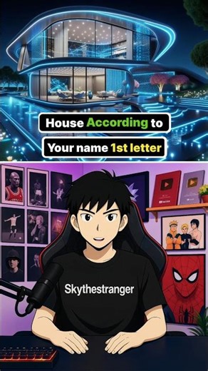 House 🏠 according to ai by your name first letter #house #ai #name #skythestranger