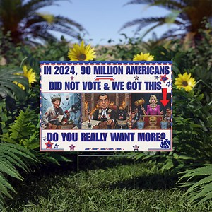 Bold Pro-voting Lawn Sign, Do Not Let History Repeat - Etsy