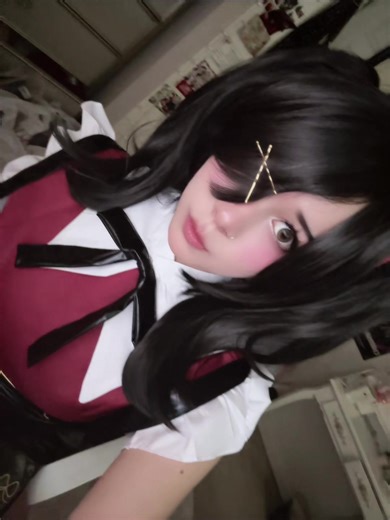 AME IS FINALLY HEREEE #fyp #nso #needystreameroverload #amechancosplay #kangel