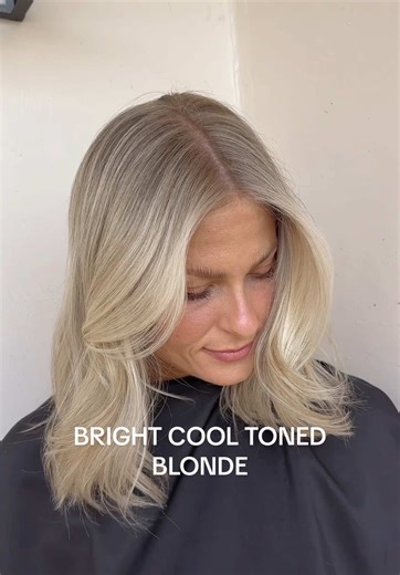 Bright Cool-Toned Blonde Hair Formula