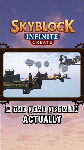 Today We are Building a Flying Machine with the Create Mod #minecraft #gaming #minecraftbuilding