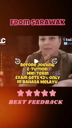Everything is One Platform that's our Special E-Tuition 🚨 Just 1 Click your kids can study with our all BEST FEATURES ‼️ 𝗘-𝗧𝗨𝗜𝗧𝗜𝗢𝗡 𝗟𝗜𝗩𝗘 𝗖𝗟𝗔𝗦𝗦𝗘𝗦 (𝗘𝗟𝗖) now caters to students from all levels Standard 1 to Form 5 for all the Teras Subjects. This is time when parents are actively looking for tuitions and extra support for their children's academic improvement. 📈 The advantage student's enrolling into ELC is Not only they benefit from the Live Classes with Best Teachers but E-