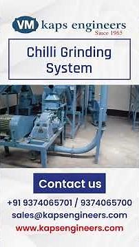 Chilli Processing Plant | Chilli Powder Making Machine | Red Chilli Grinding Machine #spicy #chilly
