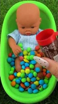 Cool Mixing Beads with Bathtub #asmr satisfying video 💖 YOYO CANDY ASMR