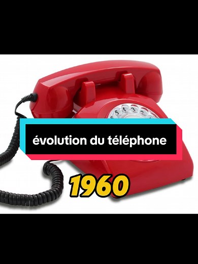 évolution du téléphone #téléphone #évolution