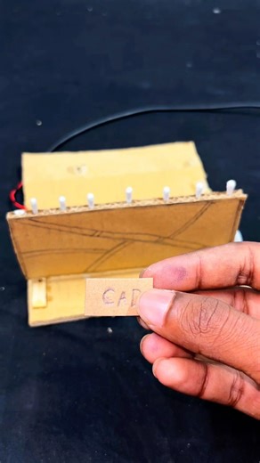 card open gate with Dc Motor | Dcmotor #diy #schoolproject #youtubeshorts #tech ￼