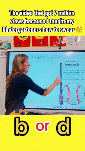 Watch as I teach my students to swear in sign language 😳😬This is my top-viewed video 🫣 I had NO clue I was doing this (just following the visual phonics curriculum 😬) ASL community… please weigh in! #bord #Bb #Dd #letterb #letterreversals #handwritingtips #handwriting #teachertok #kindergartenteachers #mrssmithscatchysongs #asl #visualphonics#mrssmithscatchysongse #asl👑 #fypteacher
