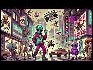 1 Hour of Mind-Melting Alien Funk | Cosmic Groove from the 80s Universe