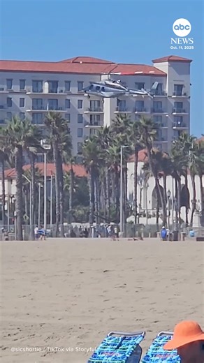 316K views · 3.5K reactions | The cause of a helicopter crash in Huntington Beach that injured five people remains unclear. Shocking video captured the moment the chopper spun out of control before it suddenly plunged to the ground. https://abc7.la/473uuZl | ABC7 | Facebook