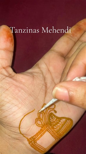 String Design for palm side 2024🌿 | Tanzina’s Mehendi