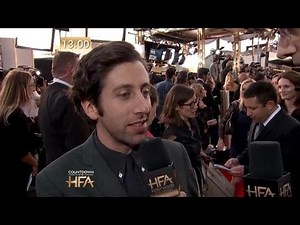 Hollywood Film Awards: Red Carpet - Simon Helberg Interview