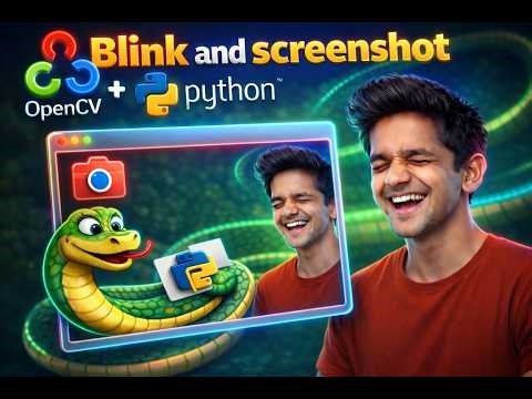 😉Blink to Screenshot Using Python OpenCV Eye Detection Project.