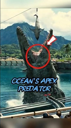 Why was Mosasaurus the real king of the ocean? 🦖🦈 #mosasaurus #predator #prehistoric