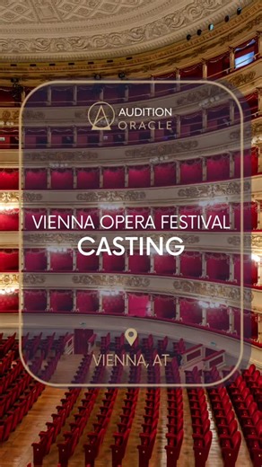 Audition Oracle | Opera Auditions on Instagram: "🎶 Vienna Opera Festival 2026 – Casting Now Open! @viennaoperafestival 💡 We are seeking talented singers of all voice types for principal roles and covers. Each cast is guaranteed at least one full performance with orchestra. 🤩 2 Sessions in 2026: 2 – 26th July and 3rd – 30th August. All accepted singers receive a partial scholarship. 🔗 link in bio #operasingersofinstagram #soprano #tenor #baritone #bass #countertenor #mezzosoprano #roles #vien
