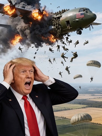 7 C-130s Ambushed by Stealth Fighters: 3,000 Troops in Chaos!