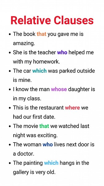 8 Must-Know Relative Clause Sentences for English Learners | Boost Your Grammar Skills!