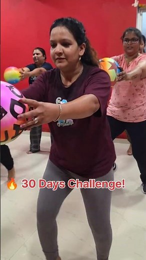 Lose Belly Fat in 30 Days With Ball Aerobics | Ladies Fitness Workout