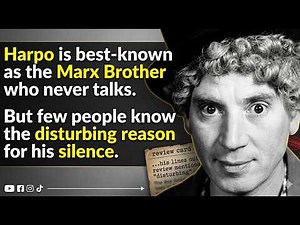 The Dark Truth Behind Harpo Marx Silence | Untold Story of the Marx Brothers