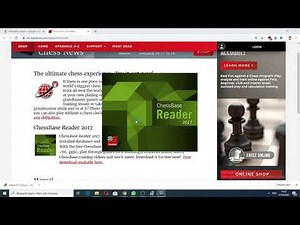 Установка Chessbase reader для просмотра баз данных