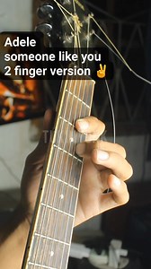 10K views · 6K reactions | Adele someone like you 2 finger version | Tukinyonk Gitar | Facebook