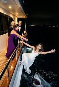 My sister pushed me off a yacht and smiled: “Say hello to the sharks for me.” My parents watched without moving—because they wanted my $5.6 billion fortune. They held a funeral, divided my wealth, and celebrated my “accidental death.” But three months later, when they walked into our house… I was sitting there waiting. “I survived,” I said calmly. “And I brought you a gift.” That’s when they realized the ocean didn’t take me, and what I brought back was far worse than death. "Say hello to the sh