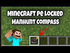How to Make locked manhunt compass in Minecraft pe