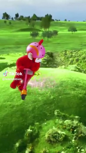 Teletubbies Adventure: Po on a Red Scooter