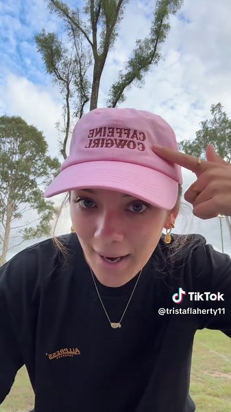 We’re set up in Ace campground, come say hi! Caffeine cowgirl hats and cold foam - all you need 🤎 @Official CMC Rocks #cmcrocks #cmc #countrymusic #fyp