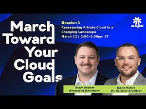 March Toward Your Cloud Goals - A Practical Cloud Infrastructure Workshop SESSION 1