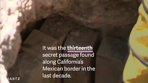 428K views · 1.4K reactions | Border agents just discovered a half-mile long secret tunnel used to smuggle drugs across the US-Mexico border—the biggest one ever found. | Quartz | Facebook