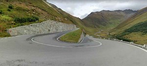 Furka Pass is the road for James Bond