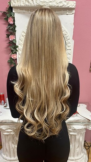 Vanja Rasova on Instagram: "@rosabeauty___  macht mich & meine Haare seit jetzt schon 2Jahren glücklich 殺殺殺 egal ob Extentions mit Bondings oder jetzt Tapes sowie meine eigenen Haare die jetzt auch lang geworden sind durch das Keratin das immer zusätzlich eingearbeitet wird @rosabeauty___ eibfach die Beste "