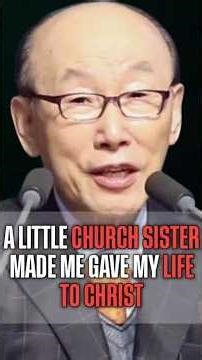 A Church Sister Made Me A Christian || David Younggi Cho #faith #viral #shorts #shortvideo