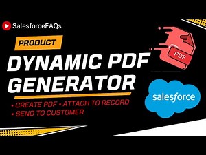 Dynamic PDF Generator Using LWC, Apex & Visualforce in Salesforce | Custom Solution | Mini Project