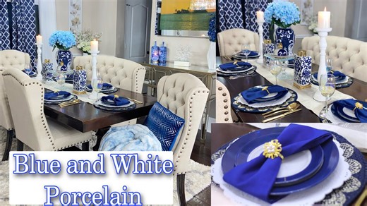 How to Style a Table with Blue and White Porcelain for a Classic Elegant Look