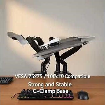 HUANUO FlowLift Dual Monitor Stand Review | Fully Adjustable Desk Mount for 13–32″ Monitors