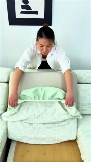 Haven’t Covered Your Sofa Yet? | Try This Practical & Stylish Sofa Cover #shortsfeed