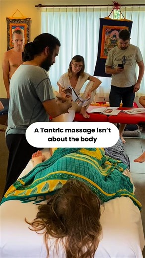 Comment TANTRA to begin your journey🌸⬇️ When touch becomes presence, every cell remembers. Tantric massage is not a technique. It’s a sacred way of listening through the hands. | Satyarthi Prateek - A Friend In Your Inner Journey